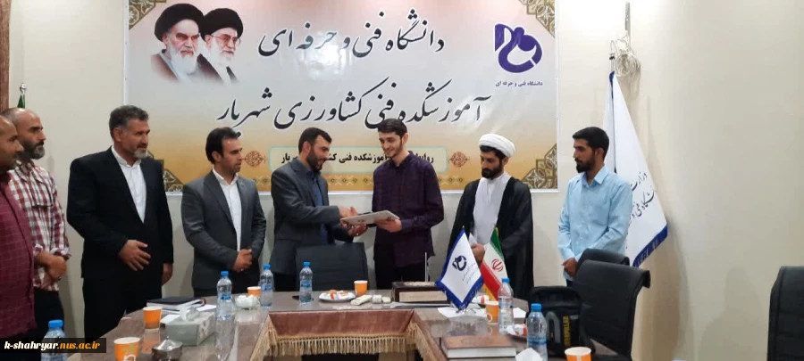 جلسه معارفه مسئول بسیج دانشجویی آموزشکده فنی کشاورزی شهریار 3