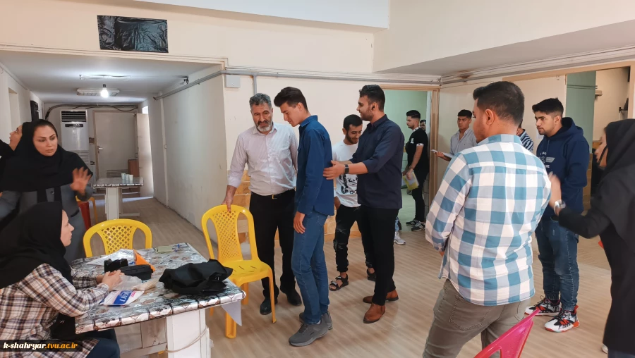 انجام معاینات پزشکی و غربالگری دانتشجویان نو ورود و توزیع ویتامین  D در آموزشکده فنی کشاورزی شهریار 5