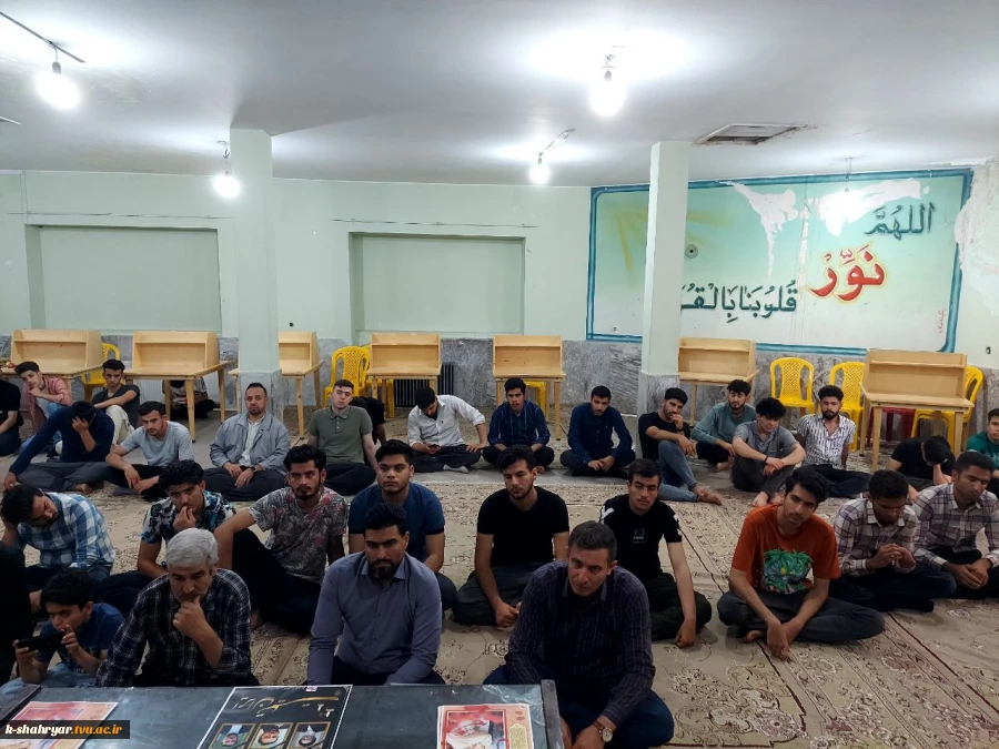 مراسم بزرگداشت آیت‌الله سید ابراهیم رئیسی و هئیت همراهش در دانشکده فنی کشاورزی شهریار 2
