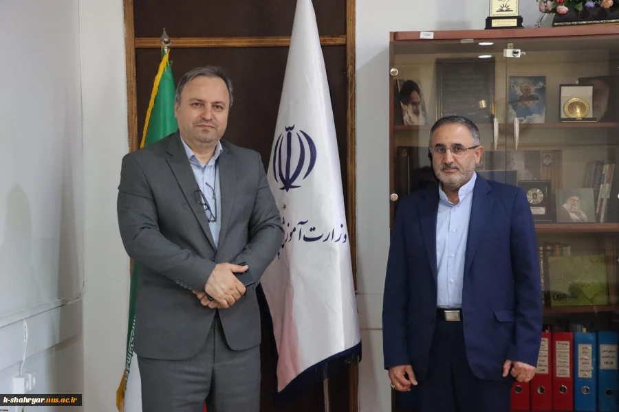 دیدار رئیس دانشگاه فنی و حرفه ای استان تهران با معاون حقوقی و امور مجلس وزارت آموزش و پرورش
 3