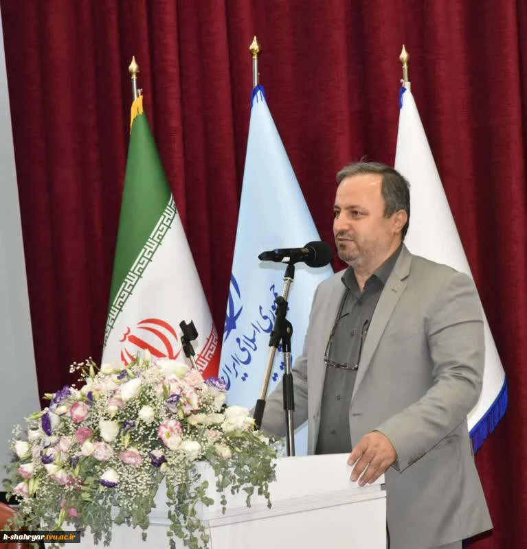 پیام تبریک و قدردانی رییس دانشگاه فنی و حرفه ای استان تهران
به مناسبت کسب مقام دوم دانشکده فنی انقلاب اسلامی در بین دانشکده های فنی و حرفه ای سراسر کشور 2