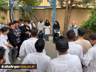 بازدید دانشجویان رشته بهداشتیار دامپزشکی و علوم دامی آموزشکده ملی مهارت کشاورزی شهریاراز کارخانه خوراک به سان تغذیه آرین 9
