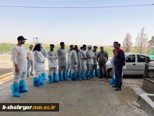 بازدید دانشجویان رشته علوم دامی آموزشکده ملی مهارت کشاورزی شهریار از شرکت کشت و صنعت سبز غزال (میهن) 2