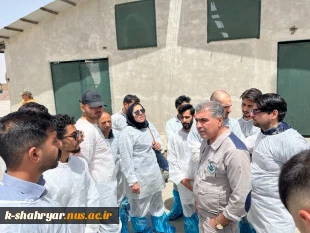بازدید دانشجویان رشته علوم دامی آموزشکده ملی مهارت کشاورزی شهریار از شرکت کشت و صنعت سبز غزال (میهن) 2