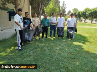 پاک سازی فضای آموزشکده به همت دانشجویان و کارکنان آموزشکده ملی مهارت کشاورزی شهریار 3