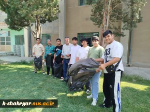 پاک سازی فضای آموزشکده به همت دانشجویان و کارکنان آموزشکده ملی مهارت کشاورزی شهریار 6