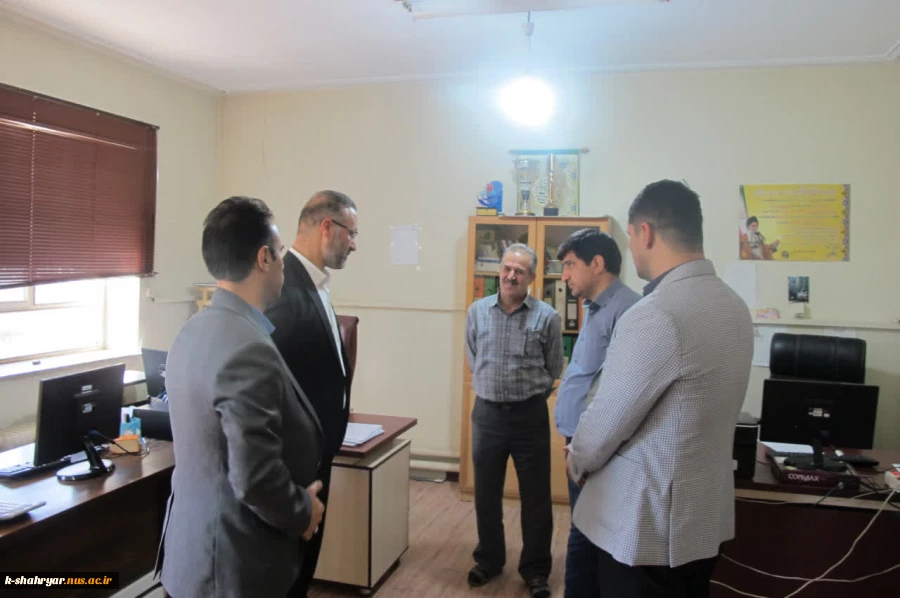 بازدید مدیر کل محترم دفتر مرکزی حراست دانشگاه ملی مهارت جناب آقای دکتر گنجی از دانشکده صفادشت (کشاورزی-تربیت بدنی) 3