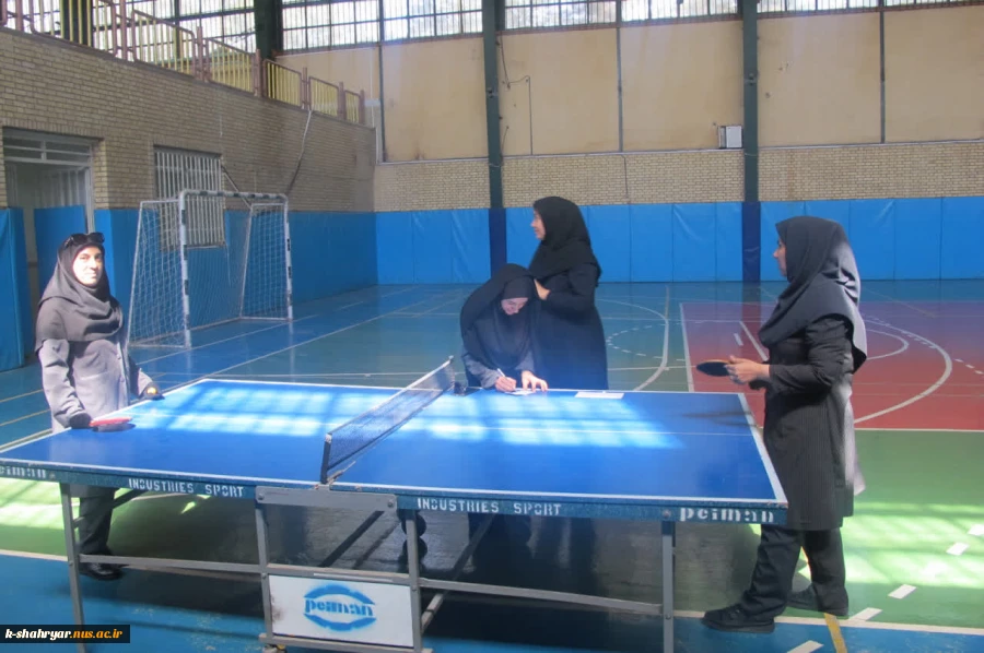 برگزاری مسابقه  تنیس روی میز  ویژه خانم ها  3
