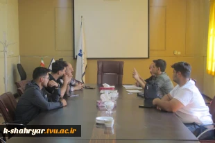 برگزاری جلسه هم اندیشی مدیران، سرپرستان تیم های شرکت کننده در مسابقات فوتبال چمنی دانشکده صفادشت(کشاورزی-تربیت بدنی)  2