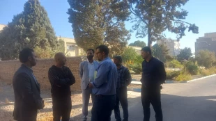 بازدید شرکت مهندسین مشاور طرح و سازه البرز جهت پیشبرد پروژه خوابگاه دانشجوئی نیمه تمام  بخش تربیت بدنی دانشکده صفادشت  2