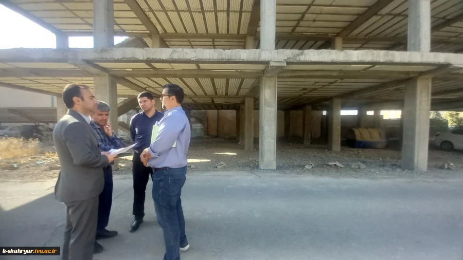 بازدید شرکت مهندسین مشاور طرح و سازه البرز جهت پیشبرد پروژه خوابگاه دانشجوئی نیمه تمام  بخش تربیت بدنی دانشکده صفادشت  3