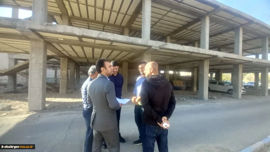 بازدید شرکت مهندسین مشاور طرح و سازه البرز جهت پیشبرد پروژه خوابگاه دانشجوئی نیمه تمام  بخش تربیت بدنی دانشکده صفادشت  4