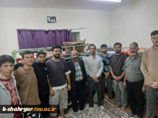 بازدید و نشست صمیمانه جناب آقای مهندس قنبری ریاست محترم دانشکده صفادشت(کشاورزی-تربیت بدنی) از خوابگاه دانشجویی شهید سلیمانی 2