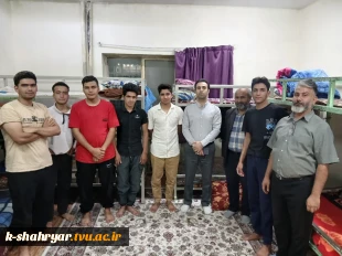 بازدید و نشست صمیمانه جناب آقای مهندس قنبری ریاست محترم دانشکده صفادشت(کشاورزی-تربیت بدنی) از خوابگاه دانشجویی شهید سلیمانی 4