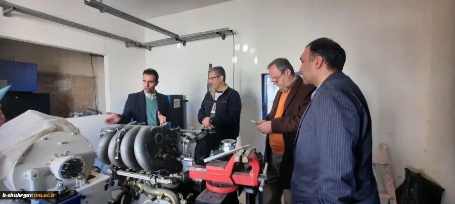 بازدید جناب آقای دکتر کلباسی معاون محترم آموزشی دانشگاه ملی مهارت و هیات همراه از دانشکده ملی مهارت صفادشت (کشاورزی-تربیت بدنی)  3