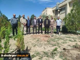 کاشت نهال به یاد شهدای جنگ رمضان در دانشکده صفادشت (کشاورزی ـ تربیت‌بدنی) 6