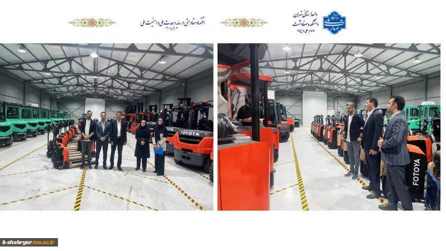 بازدید جناب آقای مهندس قنبری ریاست محترم دانشکده ملی مهارت صفادشت از گروه صنعتی لیفتراک فابکو 2
